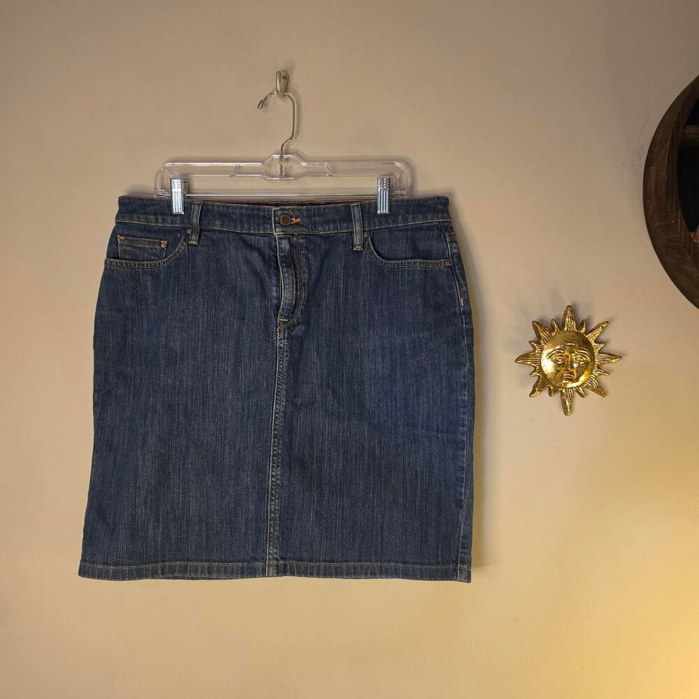 L.L. Bean Women's Denim Skirt